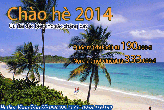 Vietnam Airlines chào hè 2014 với giá vé 333.000 đồng
