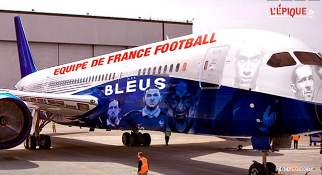 World cup France's photoshopped Boeing