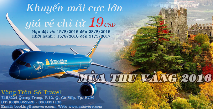 Mua thu vang Vietnam Airlines 2016