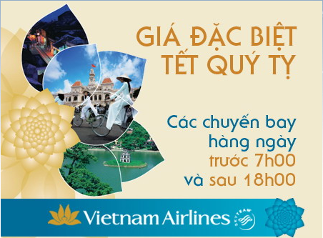 Giá vé đặc biệt tết Quý Tỵ 2013