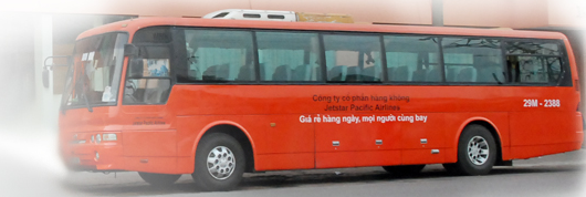Dịch vụ xe buýt Nội Bài – Trung tâm Hà Nội của Jetstar Pacific
